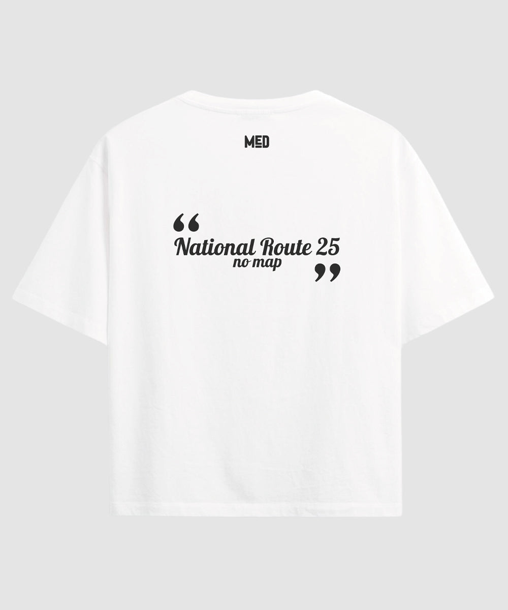 CAMISETA OVERSIZE RUTA 25