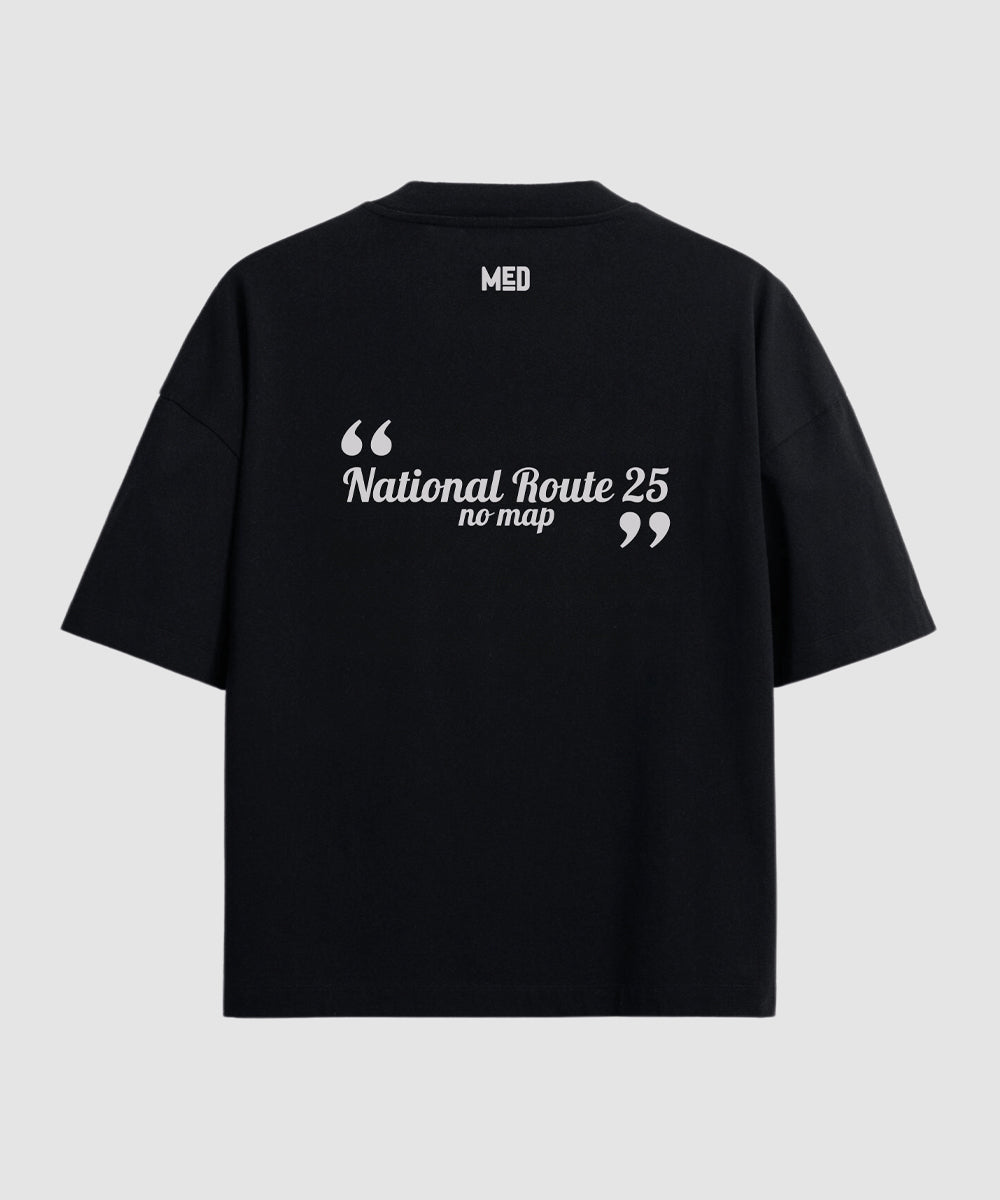 CAMISETA OVERSIZE RUTA 25